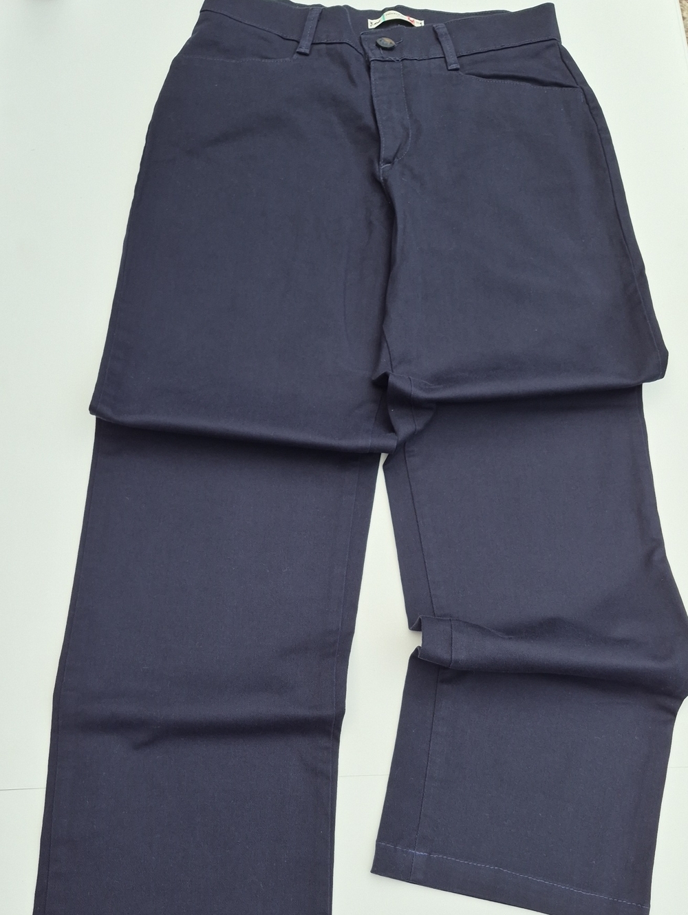 Lee Navy Straight Chinos Size M